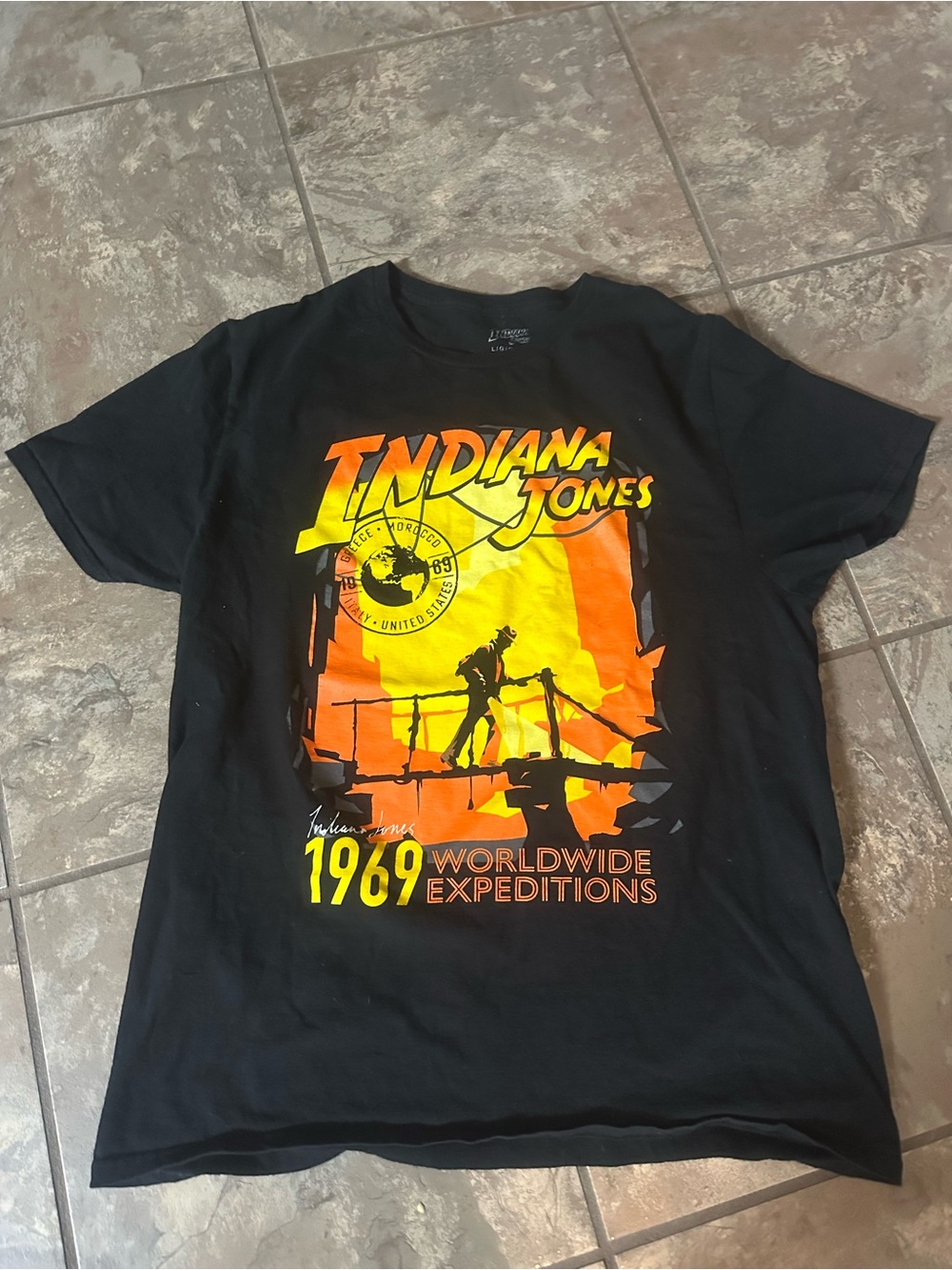 1969 Worldwide Expeditions Graphic Tee - Black